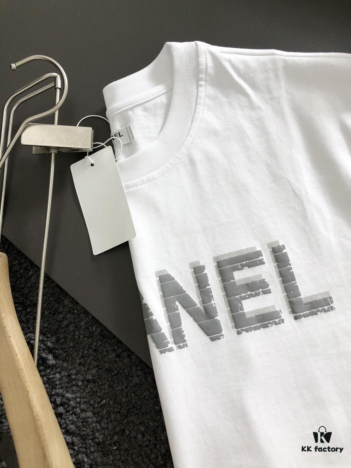 Chanel 2025 Latest Print Short-Sleeve T-Shirt, High-Quality Cabinet Original Order, Top-Tier Craftsmanship with Imported Fabric