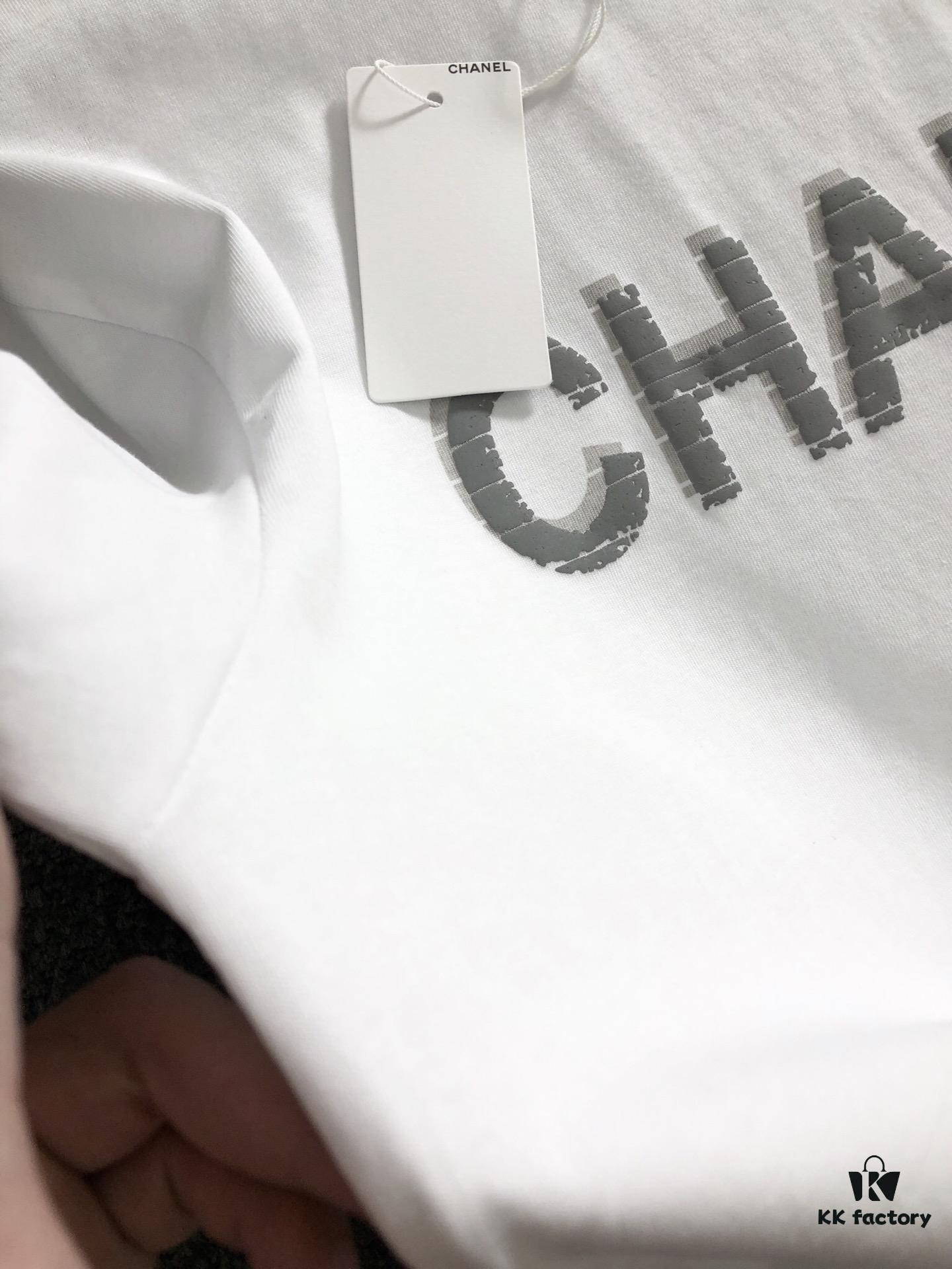 Chanel 2025 Latest Print Short-Sleeve T-Shirt, High-Quality Cabinet Original Order, Top-Tier Craftsmanship with Imported Fabric