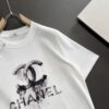 Chanel 2025 Latest Print Short Sleeve T-Shirt, High-Quality Cabinet Original Order, Top-Tier Craftsmanship with Imported Fabric
