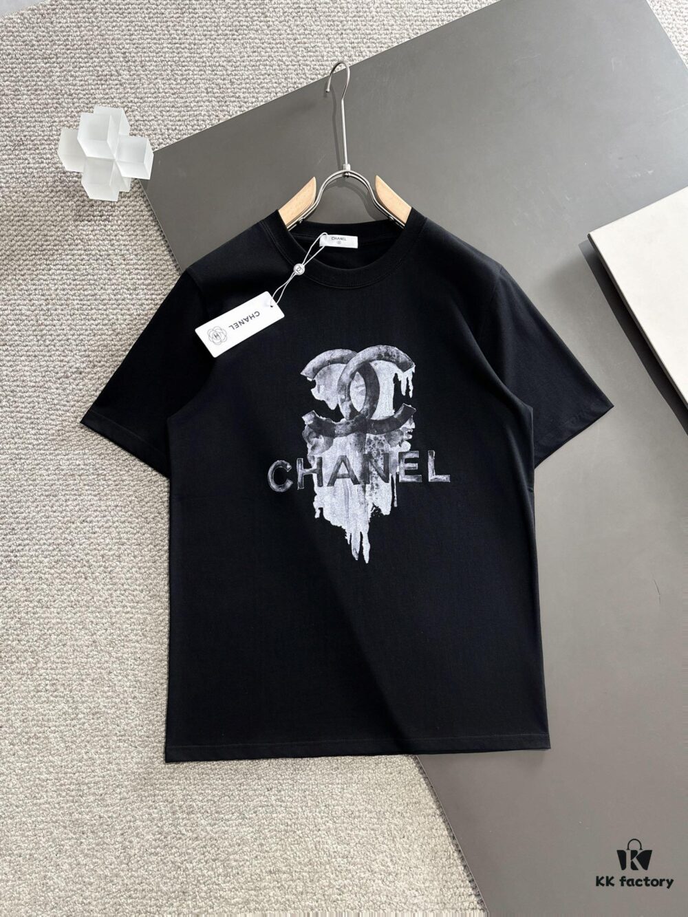 Chanel 2025 Latest Print Short-Sleeve T-Shirt, High-Quality Cabinet Original Order, Top-Tier Craftsmanship with Imported Fabric