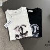 Chanel 2025 Latest Print Short-Sleeve T-Shirt, High-Quality Cabinet Original Order, Top-Tier Craftsmanship with Imported Fabric