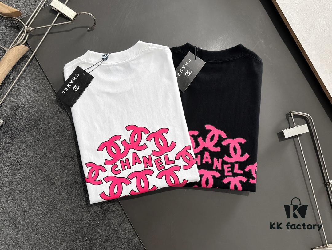 CHANEL Summer New Arrival Round Neck Short Sleeve T-Shirt