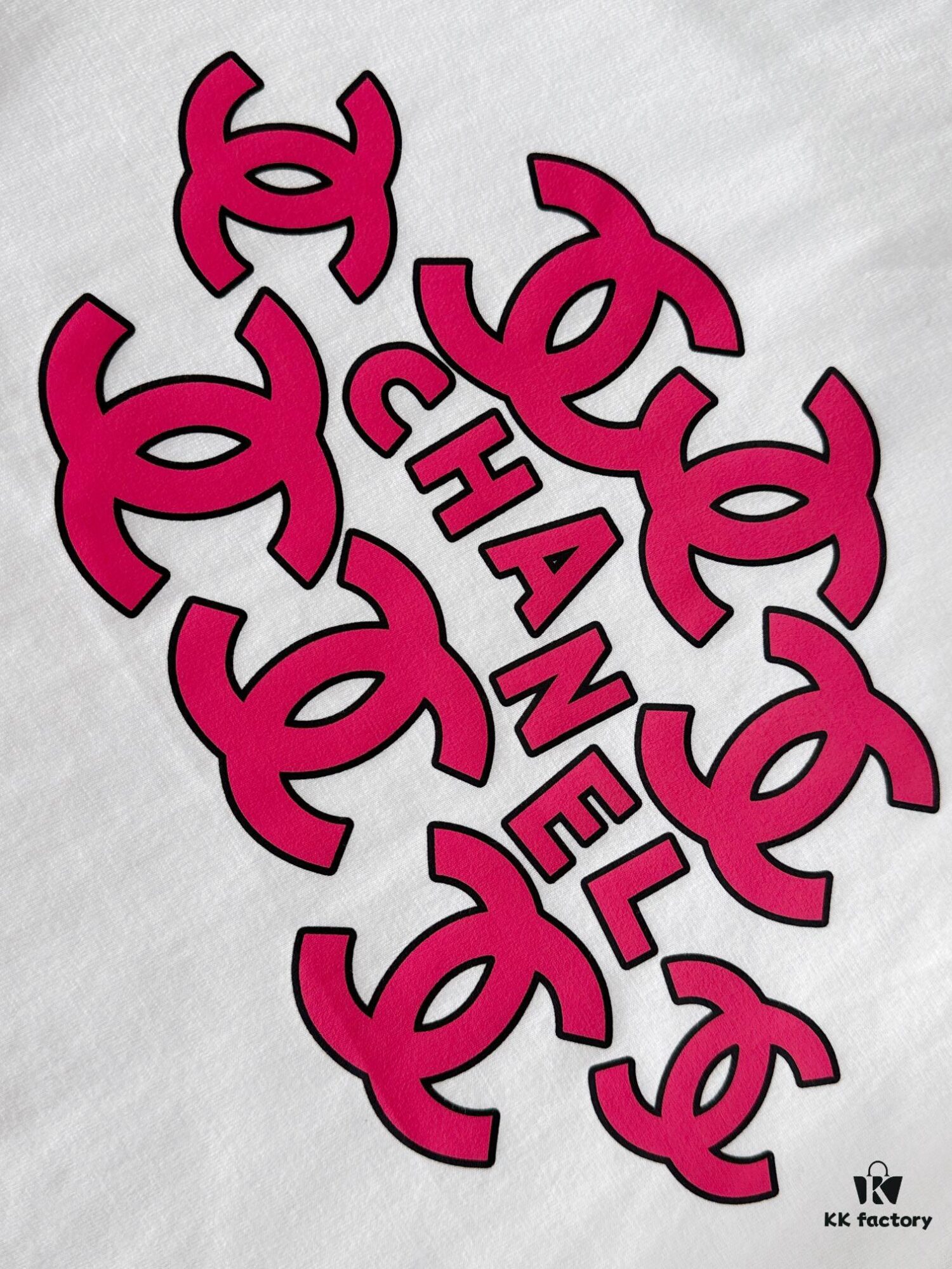 CHANEL Summer New Arrival Round Neck Short Sleeve T-Shirt