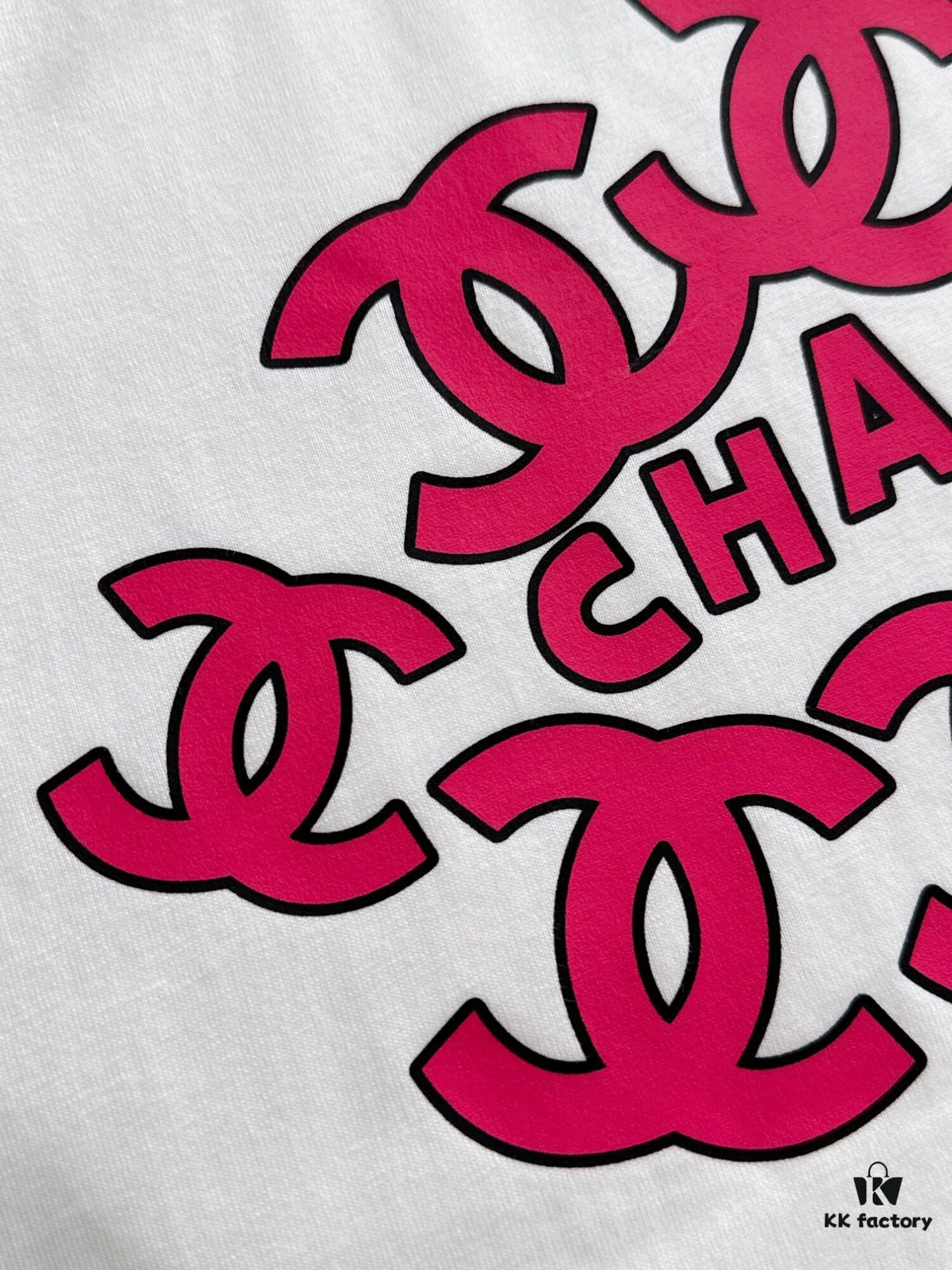 CHANEL Summer New Arrival Round Neck Short Sleeve T-Shirt