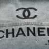 Top Version (Different from Standard Stock) Chanel CHANEL Rhinestone Embellished Denim Jacket Coat