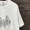Chanel 2025 New Sequin Letter Logo Couple's Short Sleeve T-Shirt
