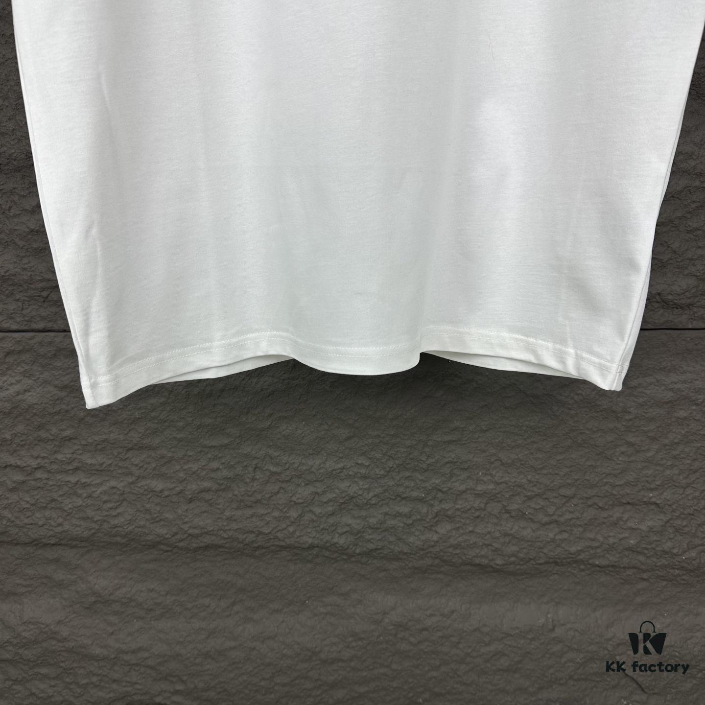 Chanel 2025 New Sequin Letter Logo Couple's Short Sleeve T-Shirt