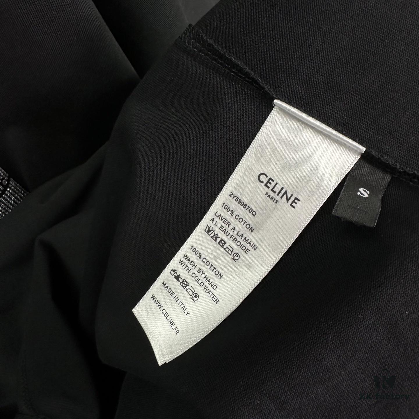 Chanel 2025 New Arrival Rhinestone Letter Logo Couple Short Sleeve T-Shirt