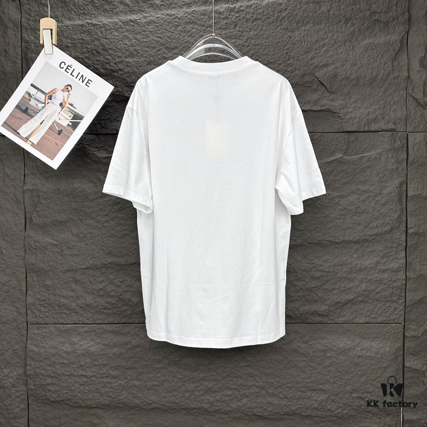 Chanel 2025 New Embroidered Logo Couple Short Sleeve T-Shirt