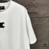 Chanel 2025 New Embroidered Logo Couple Short Sleeve T-Shirt