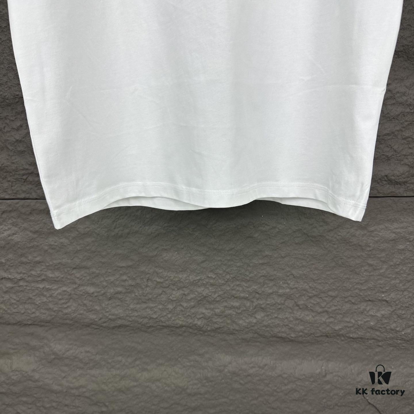 Chanel 2025 New Embroidered Logo Couple Short Sleeve T-Shirt