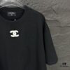 Chanel 2025 New Arrival Patch Embroidery Logo Couple T-Shirt