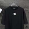 Chanel 2025 New Arrival Patch Embroidery Logo Couple T-Shirt