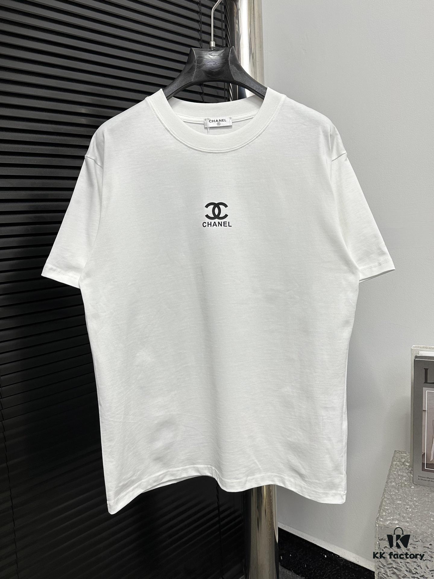 CHANEL 25SS Logo Unisex Short Sleeve T-Shirt