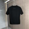 MM6 Maison Margiela 2025 Spring/Summer New Arrival Round Neck Short Sleeve T-Shirt with Dot Print and Debossed Lettering Craftsmanship, Made from 320g Double-Yarn Combed Cotton Fabric, Slightly Loose Fit, Soft and Substantial Fabric Texture, Unisex Design