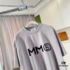 MM6 Maison Margiela 2025 Summer New Arrival Distressed Ombre Vintage Short Sleeve T-Shirt with Unique Logo Print, Custom 320g Fabric, Unisex Design