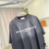 MM6 Maison Margiela 2025 Summer New Arrival Distressed Gradient Graphic Print Short-Sleeve T-Shirt Unisex Custom 320g Fabric