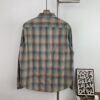 New MM6 Maison Margiela Rainbow Plaid Unisex Casual Shirt 2023FW