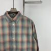 New MM6 Maison Margiela Rainbow Plaid Unisex Casual Shirt 2023FW