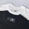 25ss Maison Margiela Hand-painted Logo T-Shirt, Inspired by 80s Retro Aesthetic, Premium 310g Dyed Fabric, Short Sleeve Unisex Tee