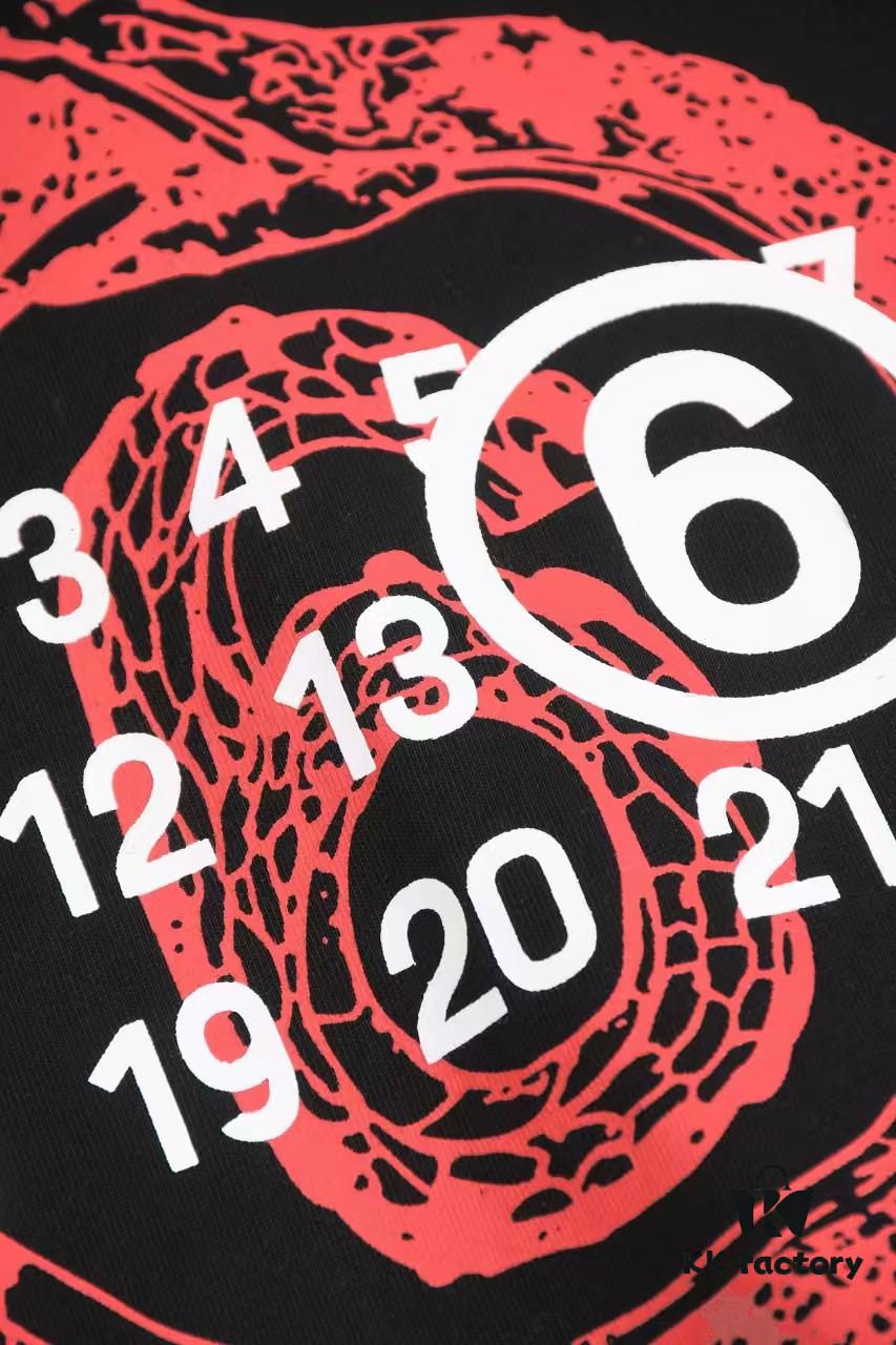 New Arrival 25S Maison Margiela Digital Print T-Shirt, Pre-washed Cotton Fabric, Unisex Loose Fit, Soft and Comfortable