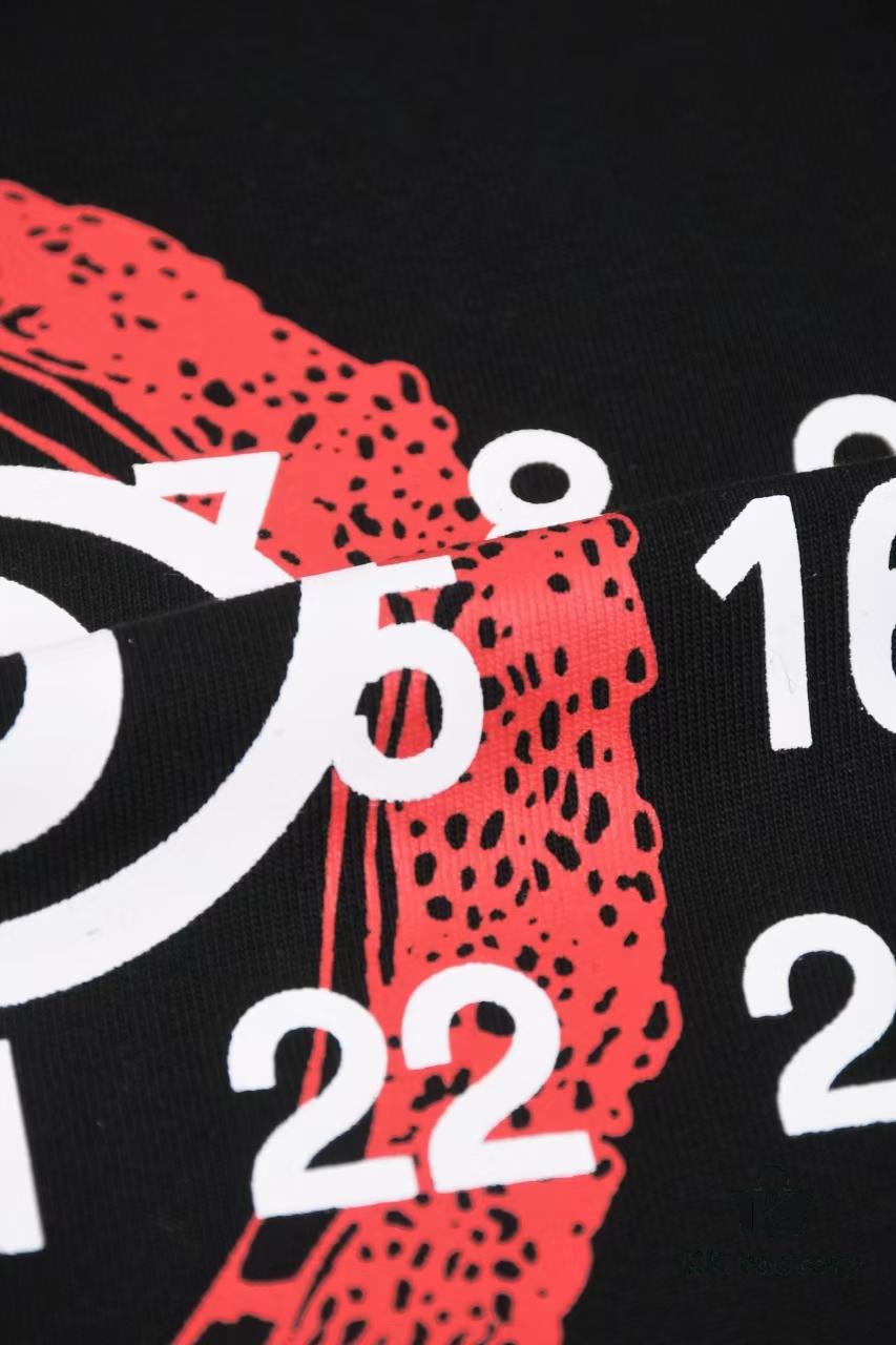 New Arrival 25S Maison Margiela Digital Print T-Shirt, Pre-washed Cotton Fabric, Unisex Loose Fit, Soft and Comfortable