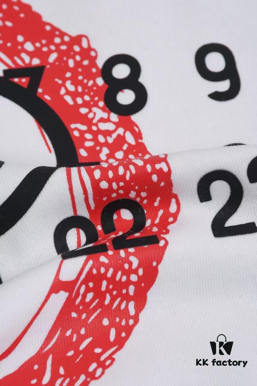 New Arrival 25S Maison Margiela Digital Print T-Shirt, Pre-washed Cotton Fabric, Unisex Loose Fit, Fashionable and Youthful