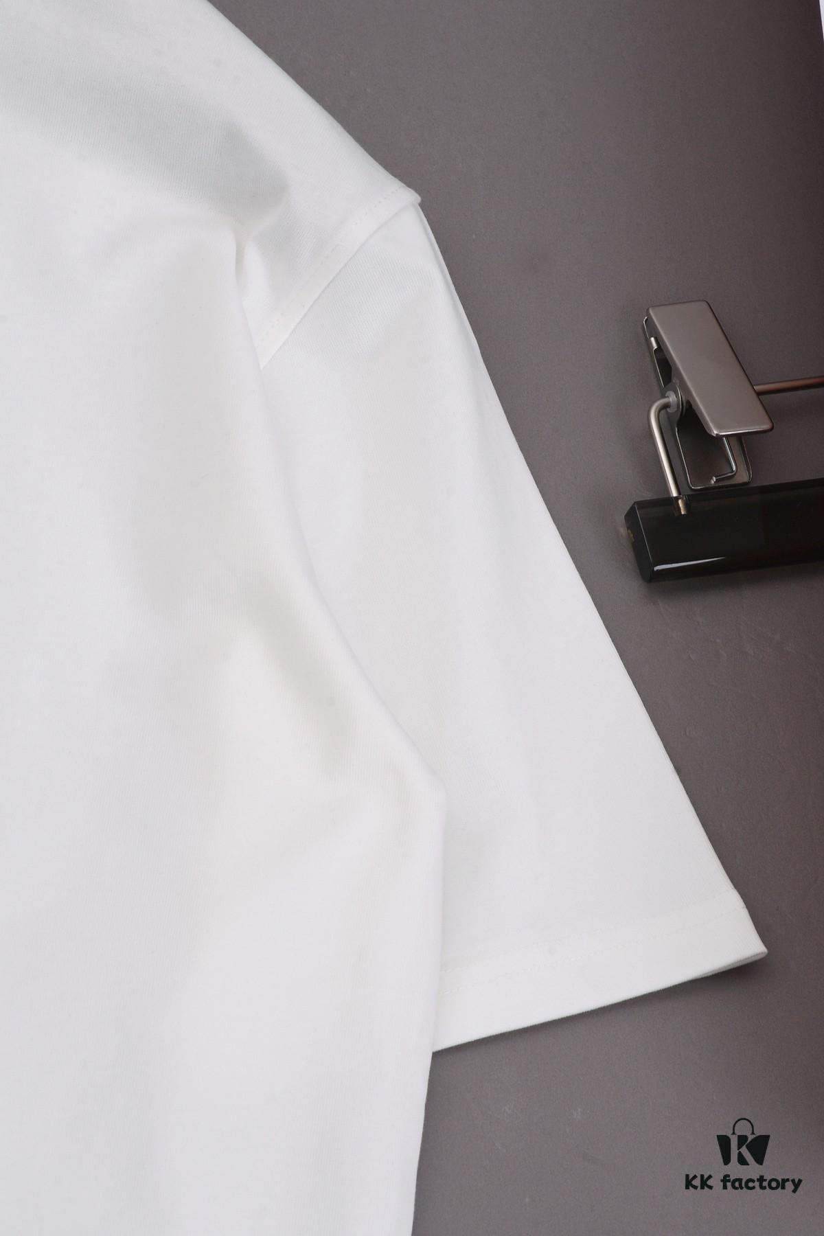 New Arrival 25S Maison Margiela Digital Print T-Shirt, Premium Cotton Garment-Washed Fabric, Unisex Loose Fit Fashion Top