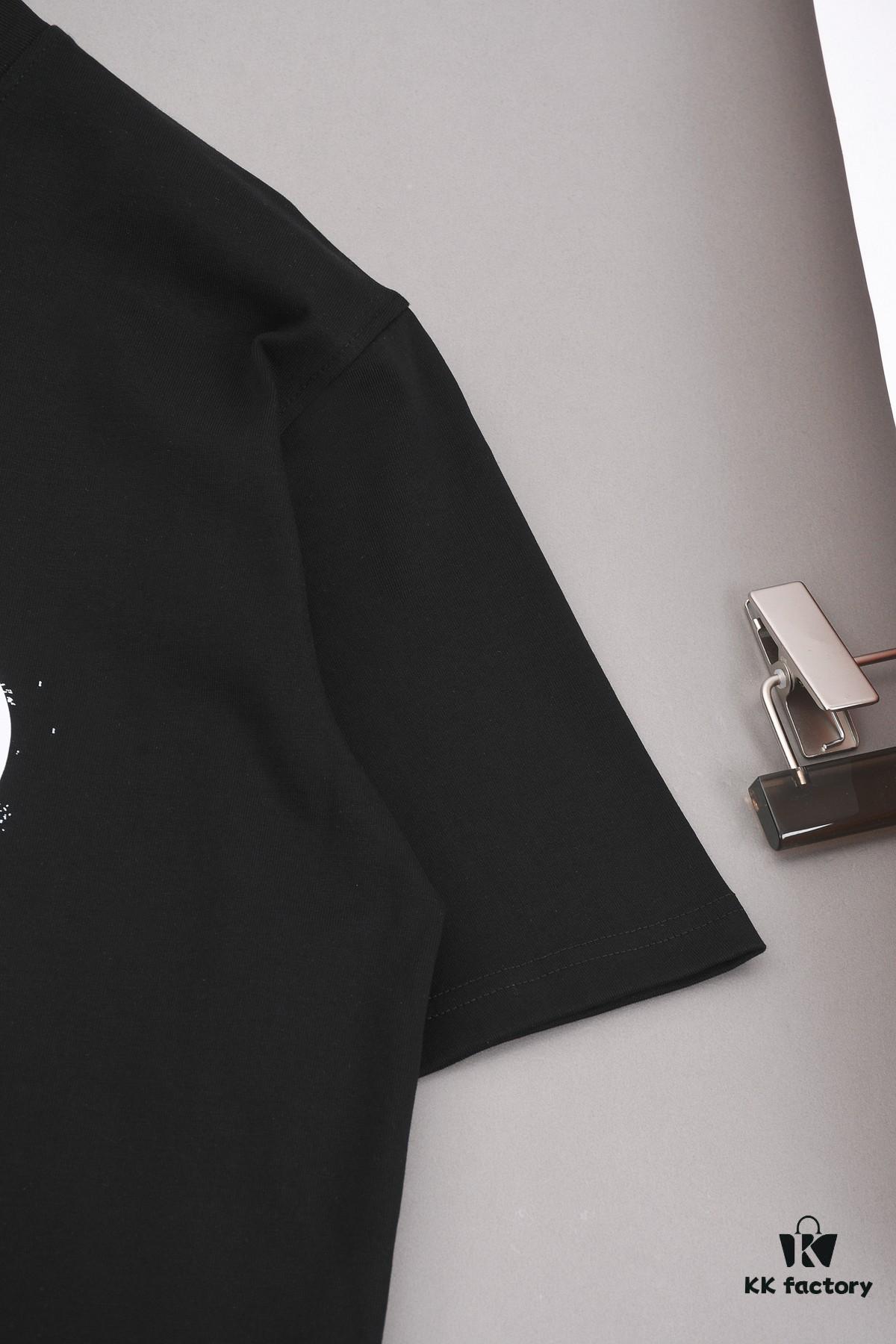 New Arrival 25S Maison Margiela Print T-Shirt, Premium Cotton Garment-Washed Fabric, Soft and Comfortable Unisex Tee with Relaxed Fit