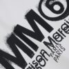 New Arrival 25S Maison Margiela Print T-Shirt, Premium Cotton Washed Fabric, Unisex Loose Fit