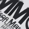New Arrival 25S Maison Margiela Print T-Shirt, Premium Cotton Washed Fabric, Unisex Loose Fit