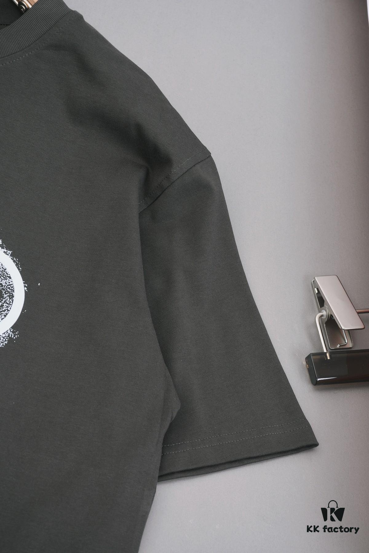 New Arrival 25S Maison Margiela Print T-Shirt, Premium Cotton Garment-Washed Fabric, Unisex Loose Fit Fashion Tee