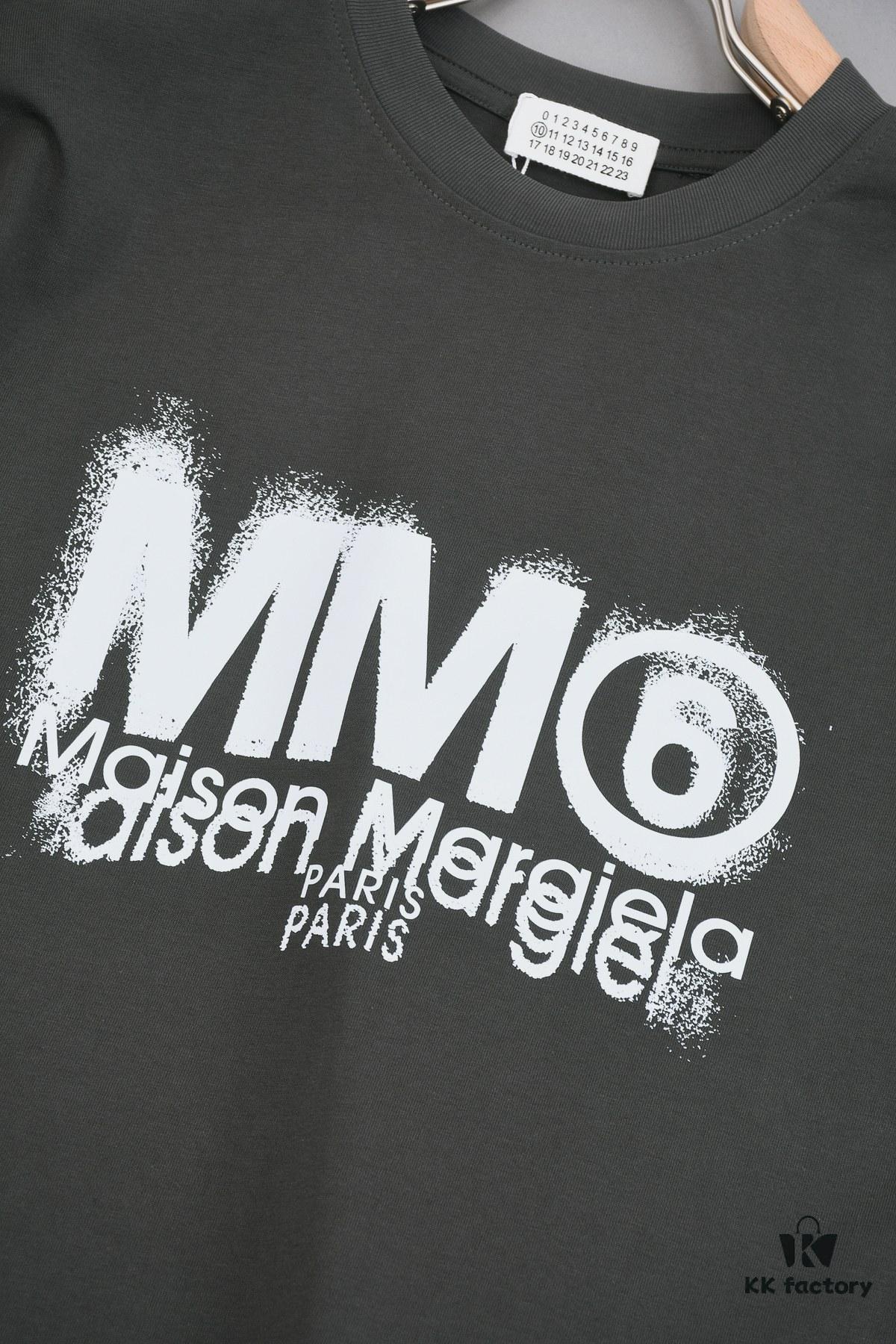 New Arrival 25S Maison Margiela Print T-Shirt, Premium Cotton Garment-Washed Fabric, Unisex Loose Fit Fashion Tee