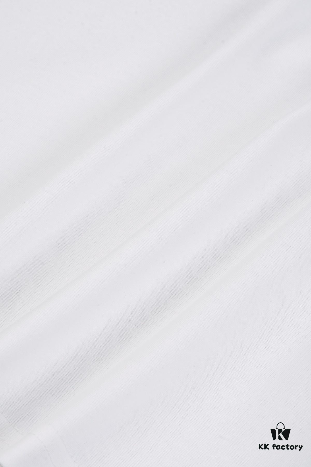 New Arrival 25S Maison Margiela Classic Flocked Letter T-Shirt, Garment-Washed Cotton Fabric, Unisex Loose Fit