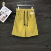 Maison Margiela 2025 New Embroidered Number Logo Couple Shorts