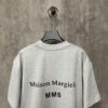 MM6 Maison Margiela 24SS Foam Logo Print Heavyweight Short Sleeve T-Shirt in 380g Cotton
