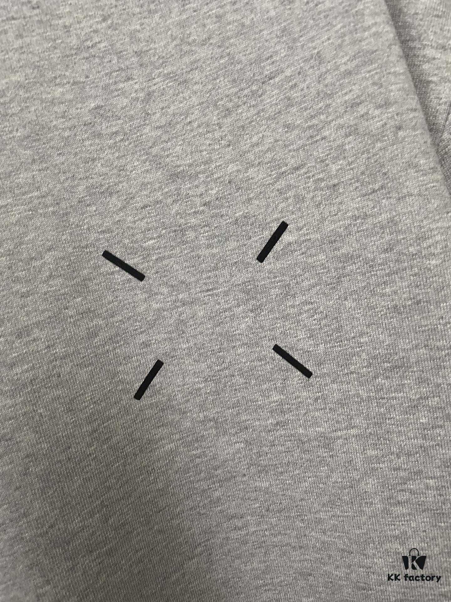 MM6 Maison Margiela 24SS Foam Logo Print Heavyweight Short Sleeve T-Shirt in 380g Cotton