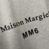 MM6 Maison Margiela 24SS Foam Logo Print Heavyweight Short Sleeve T-Shirt in 380g Cotton
