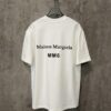 MM6 Maison Margiela Heavyweight 380g Short Sleeve T-Shirt with 3D Four-Logo Puff Print Unisex