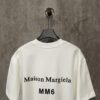 MM6 Maison Margiela Heavyweight 380g Short Sleeve T-Shirt with 3D Four-Logo Puff Print Unisex
