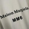 MM6 Maison Margiela Heavyweight 380g Short Sleeve T-Shirt with 3D Four-Logo Puff Print Unisex