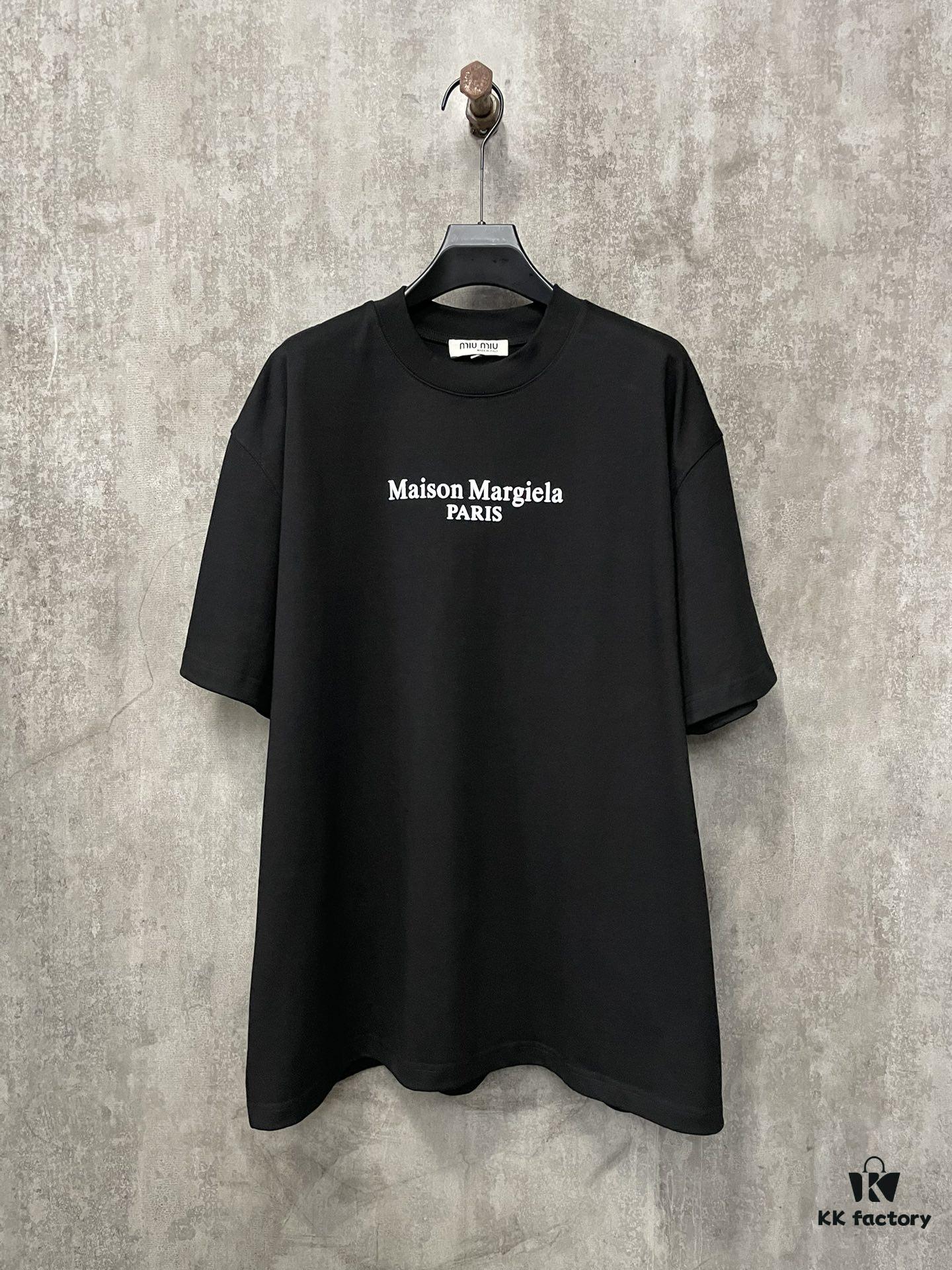 MM6 Maison Margiela 24SS Heavyweight 380g Short Sleeve T-Shirt with 8-Language Puff Print