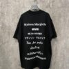 MM6 Maison Margiela 24SS Heavyweight 380g Short Sleeve T-Shirt with 8-Language Puff Print