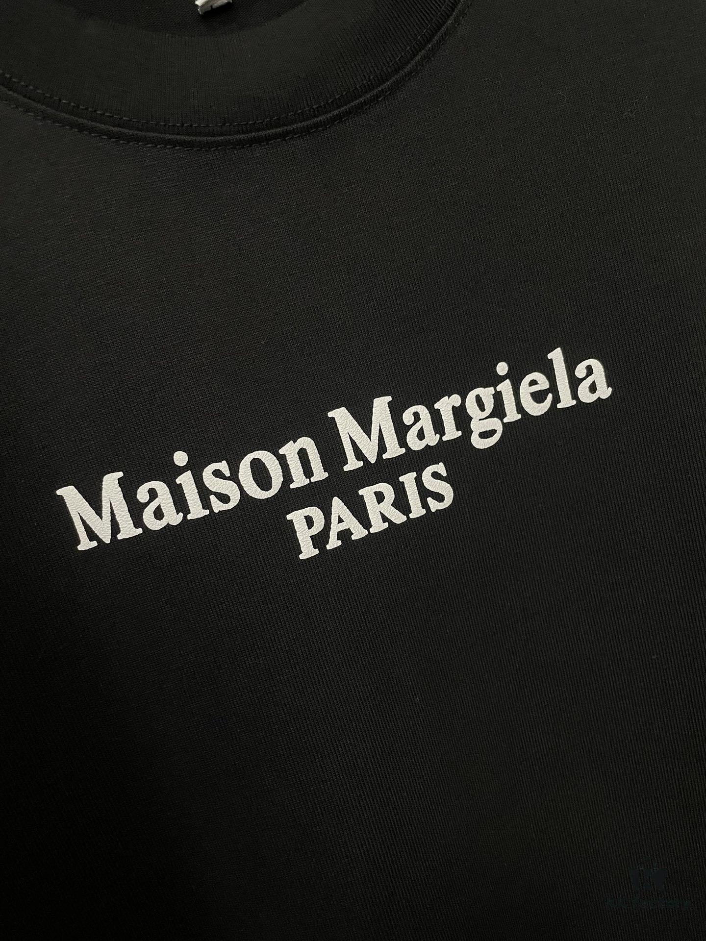 MM6 Maison Margiela 24SS Heavyweight 380g Short Sleeve T-Shirt with 8-Language Puff Print