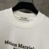 Heavyweight 380g Short Sleeve T-Shirt for Autumn and Winter, Martin Mariela MM6 24SS Eight-Language Letter Puff Print