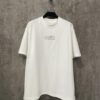 MM6 Maison Margiela 24SS Classic Number Logo Puff Print Heavyweight Short Sleeve T-Shirt, 380g Cotton Tee for Autumn and Winter