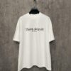 MM6 Maison Margiela 24SS Distressed Letter Puff Print Heavyweight Cotton T-Shirt