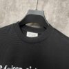 MM6 Maison Margiela 24SS Heavweight Distressed Letter Puff Print Short Sleeve T-Shirt