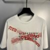 High-End Maison Margiela Irregular Number Tape Short Sleeve T-Shirt 2025