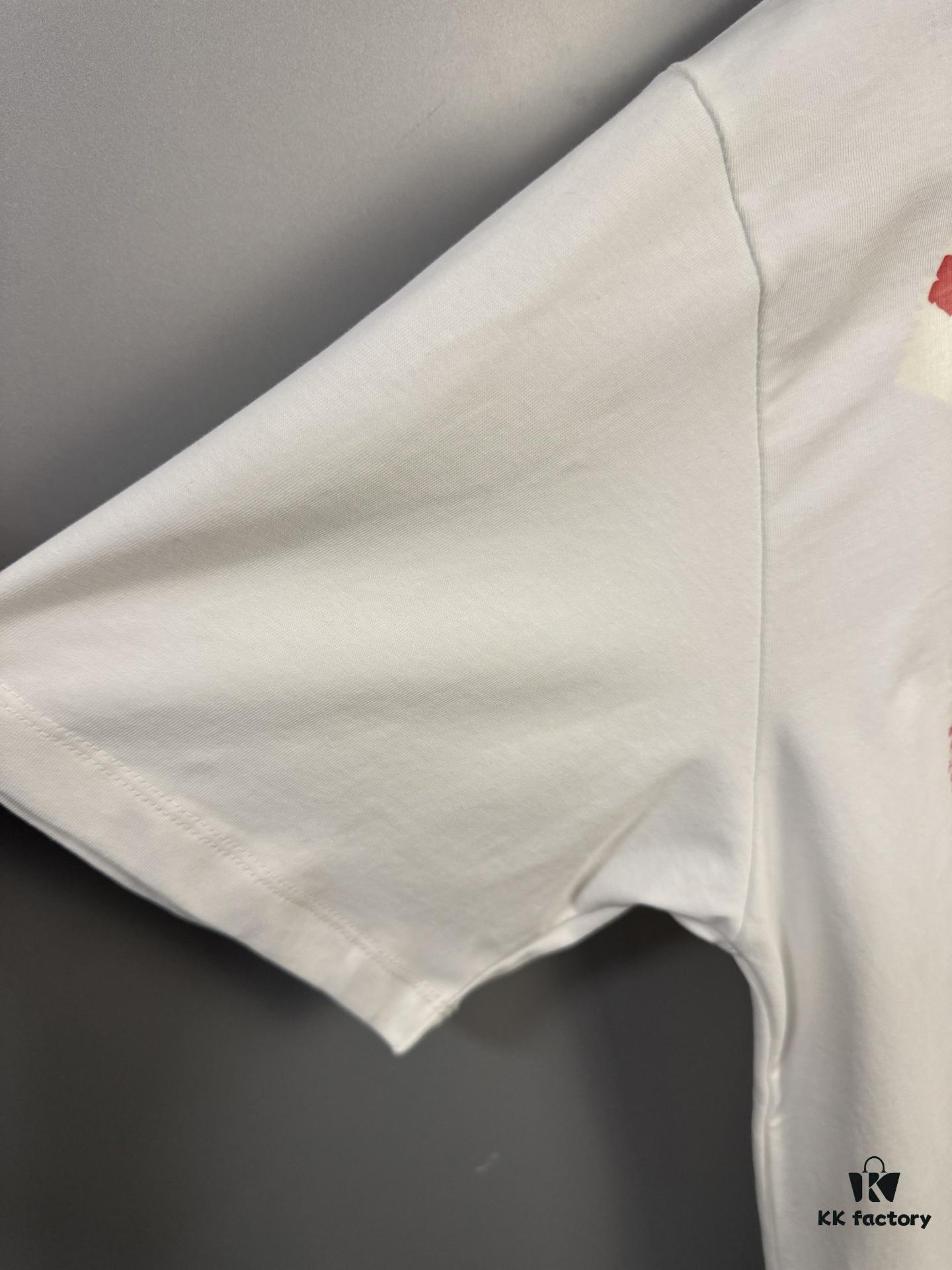 High-End Maison Margiela Irregular Number Tape Short Sleeve T-Shirt 2025